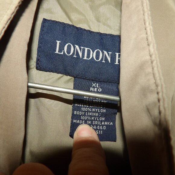 London Fog Men's Sueded Polyester Jacket Sz XL Reg - Picture 5 of 6